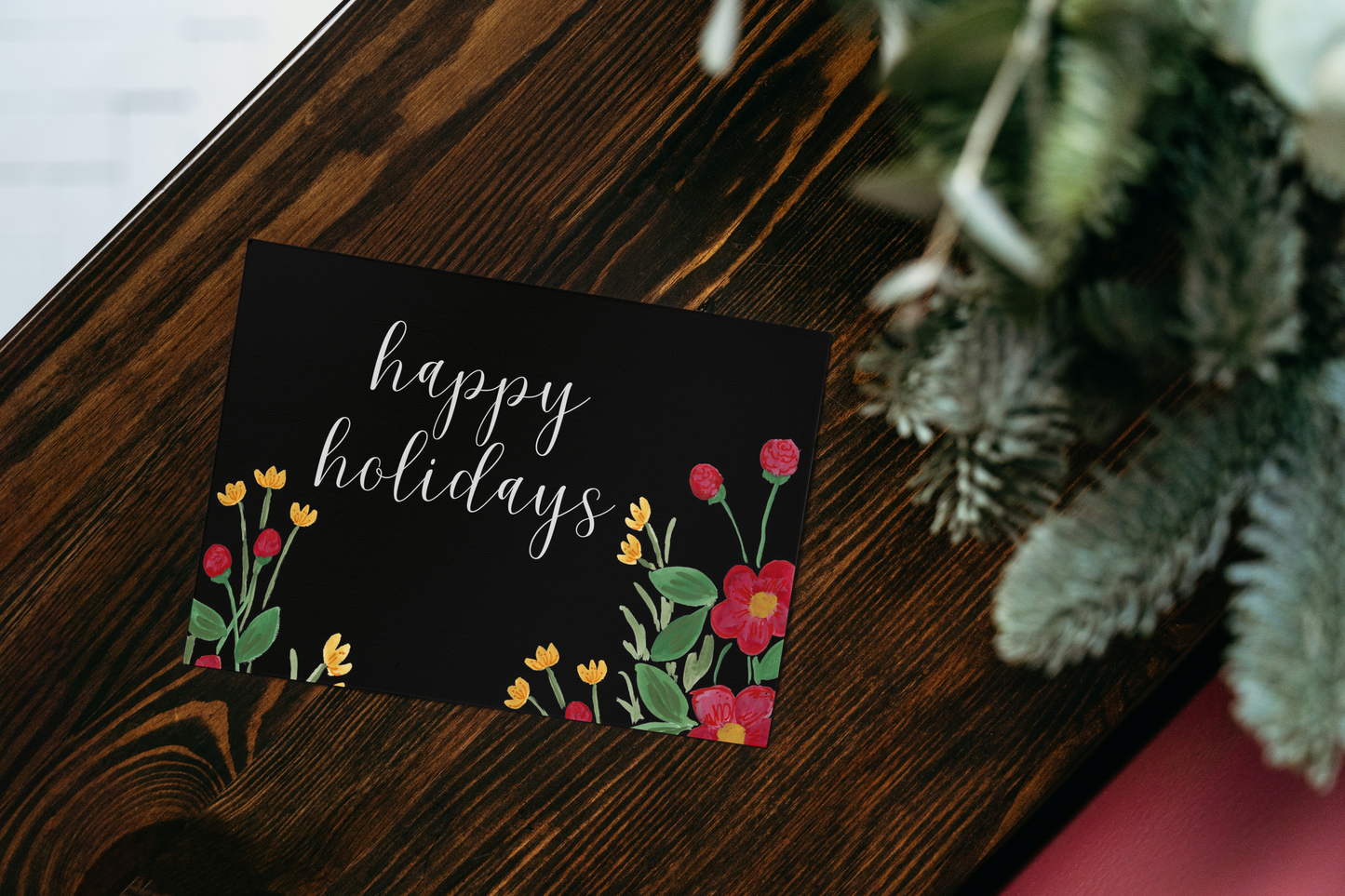 Happy Holidays Christmas Card