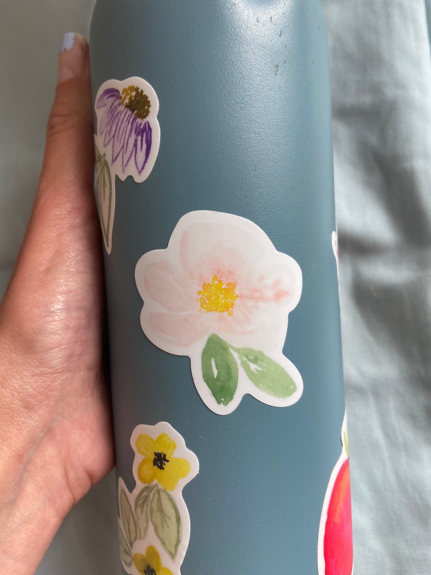 Pink Peony Vinyl Sticker