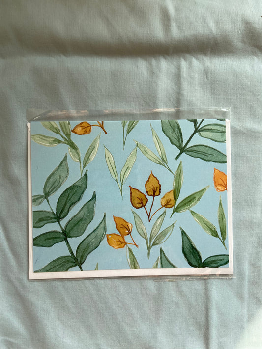 Leaves Card