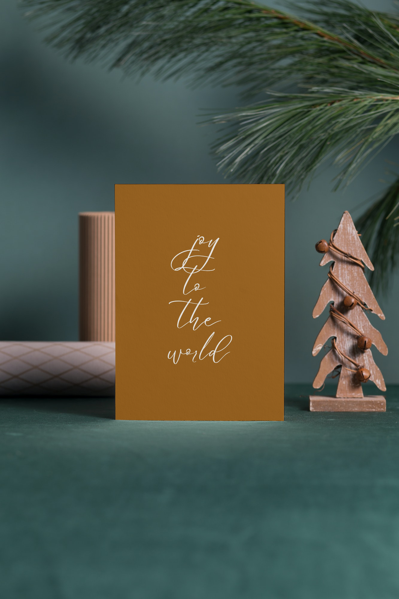 Joy to The World Christmas Card