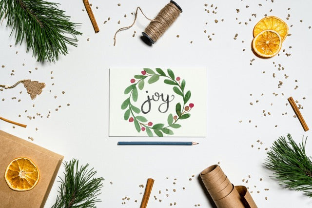 Watercolour Christmas Card Pack