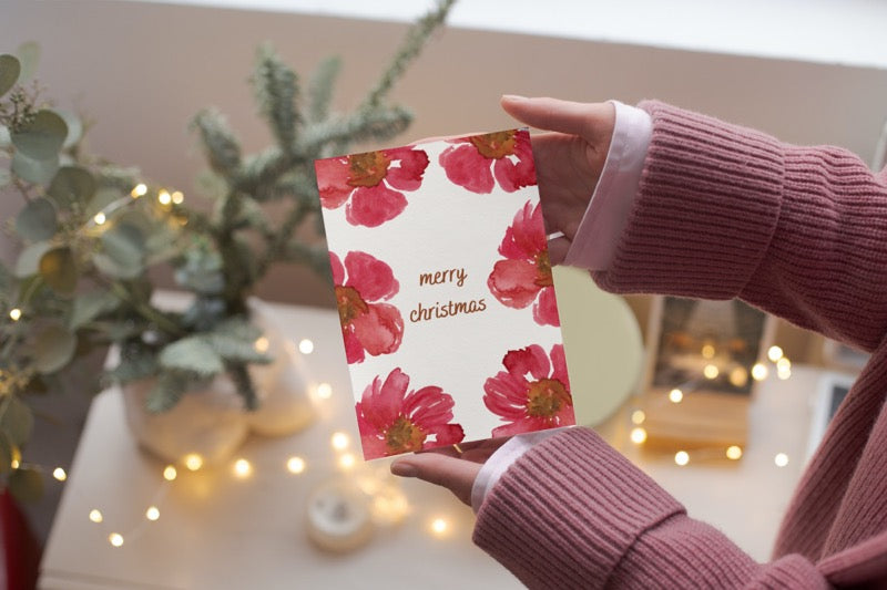 Watercolour Christmas Card Pack